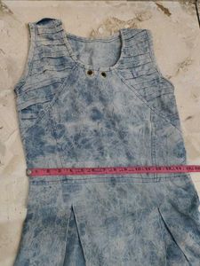 Denim Pinafore Dress