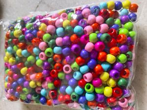 Multi ColourBeads Half Kg Material Acrylic