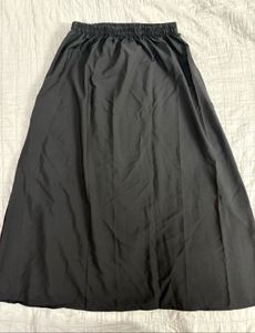 SHEIN Elegant Black Maxi Skirt