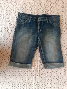 Women's Blue Denim shorts