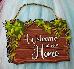Welcome Home Hanging Sign