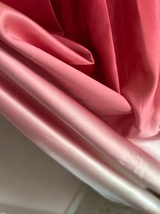 Elegant Red &amp; White Ombre Gown