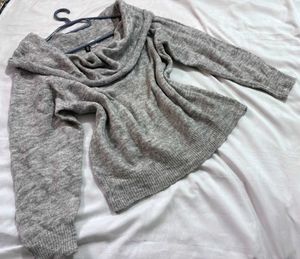 Original H&amp;M Grey Cowl Neck Sweater