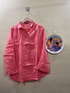 Cute Pink Button up shirt!