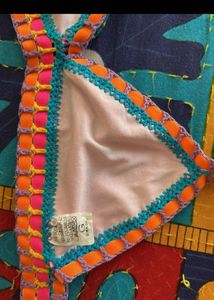Vibrant Crochet Bikini Top