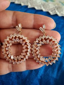 Sparkling Hoop Earrings