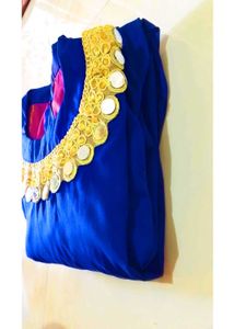 👗nevy  Blue Embellished gown dress🫶🏻