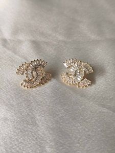 Designer Inspired CC Stud Earrings