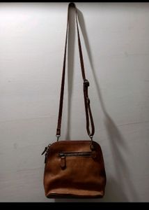 Vintage Pratesi Firenze Small Brown Leather Bag