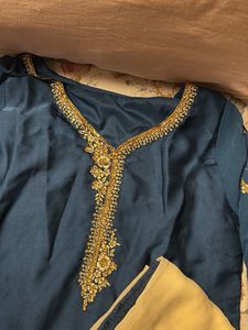 kurta set with dupata and margin