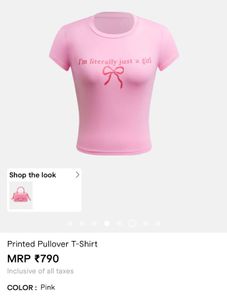 pink cute top