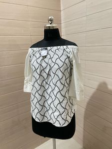 Chic Off-Shoulder Embroidered