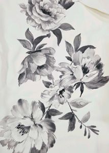 Stylish White Floral Top