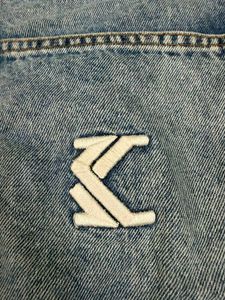 Karl Kani Men’s Light Blue Wide Leg Denim Jeans |