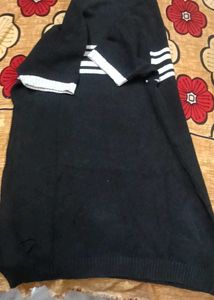 Men's Black Striped T-Shirt