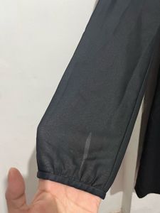 Length-35,,Classic Black Long Sleeve Mini Dress