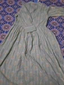 Beautiful Olive Green Brand New Kurti