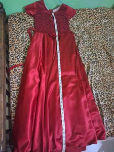 Elegant Red Gown