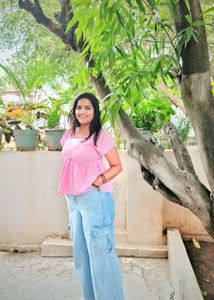 Pink Polka Dot Top