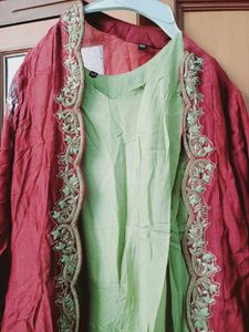 Drape Style Inner N Over Coat