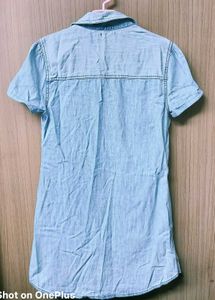 Denim Shirt Dress