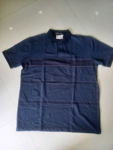 Men's Classic Blue Polo Shirt