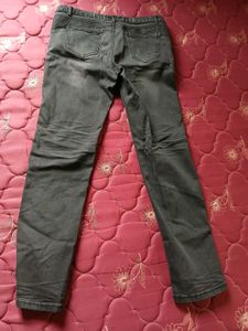 Stylish Gray Denim Jeans