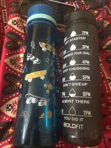 Water Bottle - Only Blue Bottl Is Available