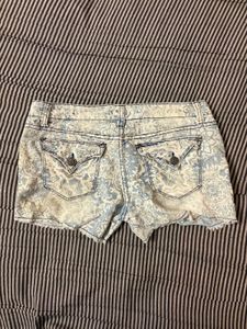 Vigoss Denim Shorts - Bohemian Print