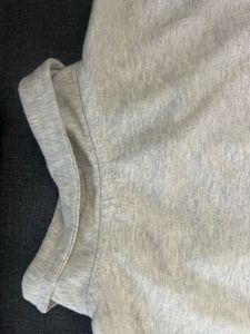 Sleeveless Grey Polo Top