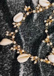 Exquisite Pearl &amp; Stone Choker Necklace