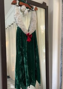 Velvet Fur Christmas dress