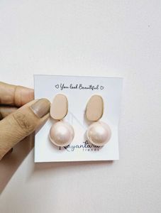 Combo Of 2 Korean Glass Pearl Earring