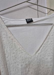 Boho White Kaftan Cover-Up
