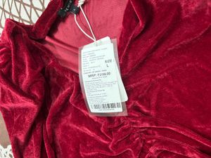 Elegant Velvet V-Neck Ruched Dress