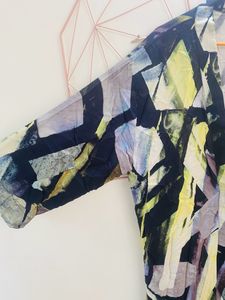 Classy Black And Neon Green Shrug