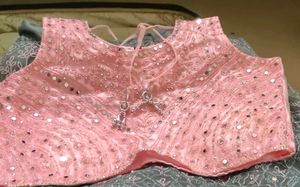 Stunning Embellished Pink Blouse
