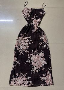 Floral Print Maxi Dress