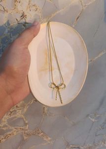Marble design trinket tray