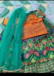 Beautiful Lehenga Choli Set with free bracelet