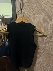 Zara Black Knit Top