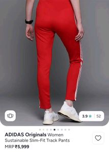Adidas Originals Red Track Pants