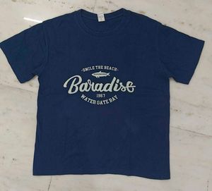Navy Blue Paradise T-Shirt