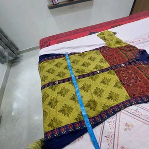 Designer Kurta with Contrasting Skirt