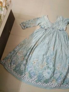 Embellished Floral Print kurta set