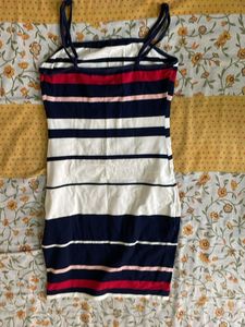 Striped Bodycon Mini Dress