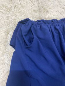 Navy Blue Halter Romper