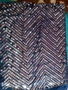 Heavy Sequence Work fabric