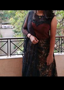 Ghagra/Lehenga Choli/ For Wedding Functions Party Wear Only 1 Time Used