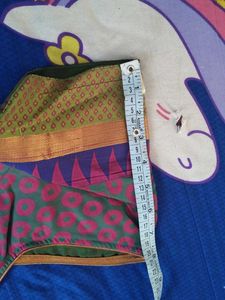new Green Pink Print Blouse